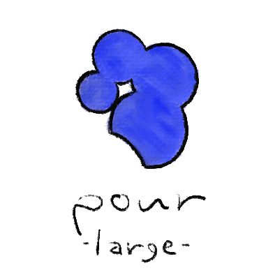 pour -large-